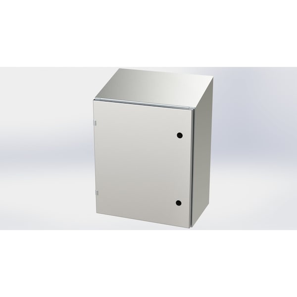 1/4 Turn Latch Electrical Enclosures, 24 in H, 12 in D, 20 in W, NEMA 3R, 4, 4X, 12, 13